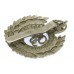 George VI Royal Engineers Chrome Cap Badge 