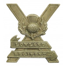 Lowland Regiment Cap Badge