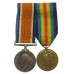 WW1 British War & Victory Medal Pair - Pte. S.W. Smith, 20th (Shoreditch Pals) Bn. Middlesex Regiment