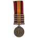Queen's South Africa Medal (5 Clasps - Cape Colony, Tugela Heights, Relief of Ladysmith, Transvaal, Orange Free State) - Pte. W. Gorvett, Royal Welsh Fusilliers