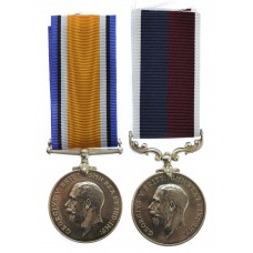 WW1 British War Medal and George V RAF Long Service & Good Conduct Medal Pair - SM1. G.H. West, Royal Air Force