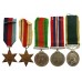 WW2 and Territorial Efficiency Medal Group of Five - Cpl. A.M. Whitelaw, Royal Electrical & Mechanical Engineers
