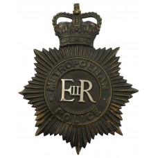 Metropolitan Police Night Helmet Plate - Queen's Crown