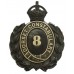 Dorset Constabulary Wreath Helmet Plate - King's Crown