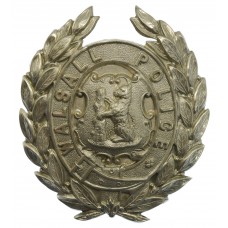 Walsall Borough Police Wreath Helmet Plate