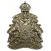 Leicester City Police Chrome Helmet Plate - King's Crown