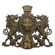 City of London Police 'A'  Division Helmet Plate (A/24)