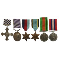 WW2 'Pathfinder Force' DFC (1945) and DFM (1943) Medal Group of S
