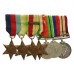 WW2 and Naval General Service Medal (Clasp - S.E. Asia 1945-46) Group of Seven - Ldg. Smn. A.E. Mack, Royal Navy