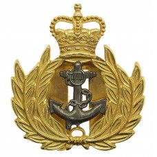 Royal Navy Warrant Officer's Cap Badge - Queen's Crown