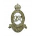 George VI Royal Horse Artillery (R.H.A.) White Metal Cap Badge