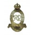 George VI Royal Horse Artillery (R.H.A.) White Metal Cap Badge