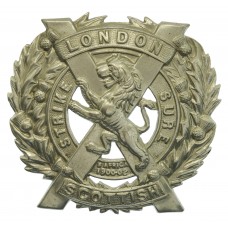 14th County of London Bn. (London Scottish) London Regiment Cap Badge