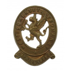 West Somerset Yeomanry Cap Badge