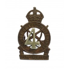 4th County of London Yeomanry (Sharpshooters) Field Service Cap/Collar Badge