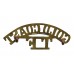 Gold Coast Territorial Force (GOLD COAST/T.F.) Shoulder Title