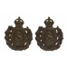 Pair of British West Indies Regiment Officer's Bronze Collar Badges (c.1915 - 1921)