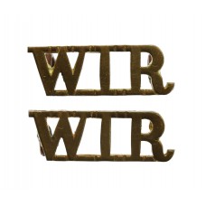 Pair of British West Indies Regiment (W.I.R.) Shoulder Titles