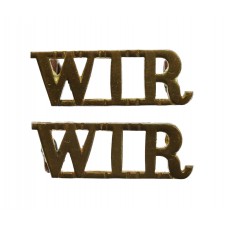 Pair of British West Indies Regiment (W.I.R.) Shoulder Titles