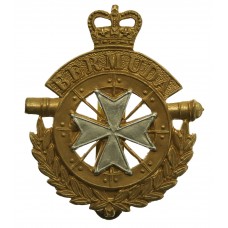 Royal Bermuda Regiment Cap Badge - Queen's Crown