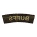 East Kent Regiment (BUFFS) Cloth Shoulder Title