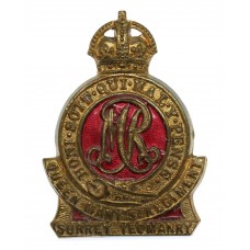 Surrey Yeomanry (Queen Mary's Regiment) Cap Badge - King's Crown