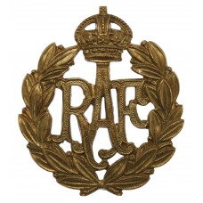 Royal Air Force (R.A.F.) Cap Badge - King's Crown