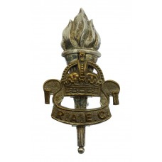 Royal Army Educational Corps (R.A.E.C.) Officer's Dress Cap Badge - King's Crown