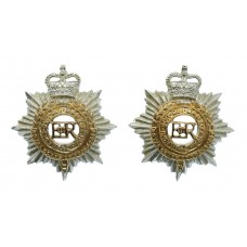 Pair of Royal Corps of Transport (R.C.T.) Anodised (Staybrite) Collar Badges