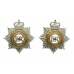 Pair of Royal Corps of Transport (R.C.T.) Anodised (Staybrite) Collar Badges