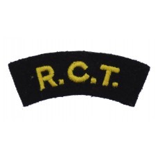 Royal Corps of Transport (R.C.T.) Cloth Shoulder Title