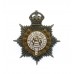 Army Service Corps (A.S.C.) Officer's  Silvered, Gilt & Enamel Collar Badge - King's Crown 