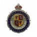  Carmarthenshire Special Constabulary Enamelled Lapel Badge - King's Crown