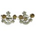 Pair of Buckinghamshire Special Constabulary Collar Badges - King's Crown