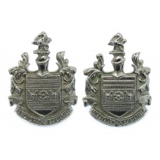 Pair of Eastbourne Borough Police Collar Badges