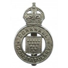 Cornwall Constabulary Cap Badge - King's Crown