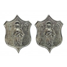 Pair of Merthyr Tydfil Borough Police Collar Badges