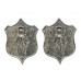 Pair of Merthyr Tydfil Borough Police Collar Badges