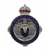 County Borough of Southend-on-Sea Special Constabulary Enamelled Cap Badge - King's Crown