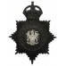 Scarborough Borough Police Night Helmet Plate - King's Crown