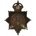 Scarborough Borough Police Night Helmet Plate - King's Crown