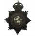 Macclesfield Borough Police Night Helmet Plate - King's Crown