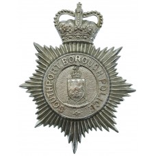 Southport Borough Police Helmet Plate - Queen's Crown