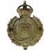 Southport Borough Police Wreath Helmet Plate - King's Crown 
