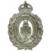 Stockport Borough Police Wreath Helmet Plate - King's Crown