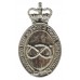 Staffordshire County & Stoke on Trent Constabulary Enamelled Helmet Plate - Queen's Crown