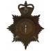 Dudley Borough Police Night Helmet Plate - Queen's Crown