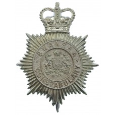 Swansea Constabulary Helmet Plate - Queen's Crown