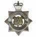 Warrington Borough Police Senior Officer's Enamelled Cap Badge - Queen's Crown