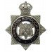Warrington Borough Police Senior Officer's Enamelled Cap Badge - King's Crown